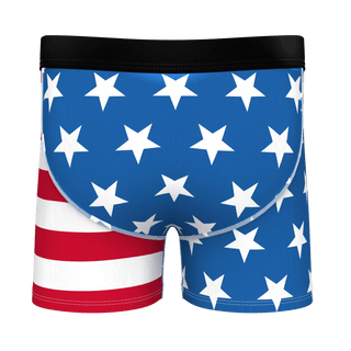 The Mascot American Flag Boy's Boxer Briefs - Boutique Bella Bellaboys boxer briefs