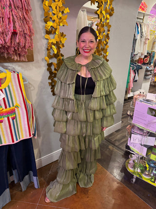 The Olive Goddess Bolero jacket - Boutique Bella BellaJacket