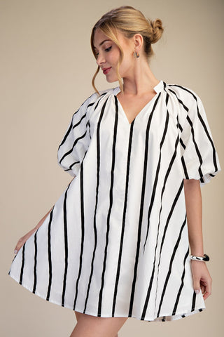 The Parisian Stripe Dress - Boutique Bella BellaDress