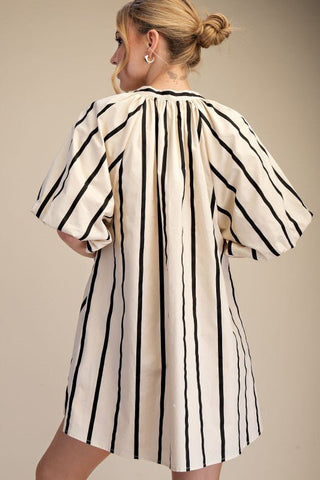 The Parisian Stripe Dress - Boutique Bella BellaDress
