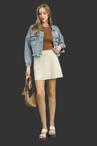 The Pull - On Luxe Skort - Boutique Bella BellaSkorts