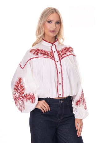 The Ranch House Blouse - Boutique Bella BellaTops