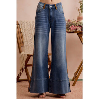 The Retro Revival Wide-Leg Jeans - Boutique Bella BellaJeans