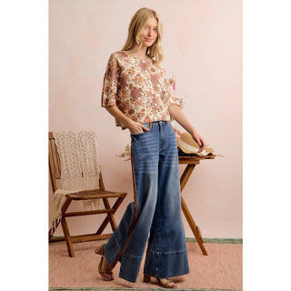 The Retro Revival Wide-Leg Jeans - Boutique Bella BellaJeans