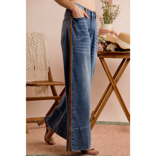 The Retro Revival Wide-Leg Jeans - Boutique Bella BellaJeans