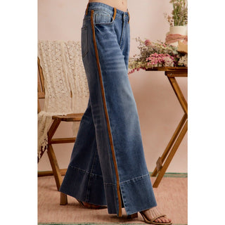The Retro Revival Wide-Leg Jeans - Boutique Bella BellaJeans