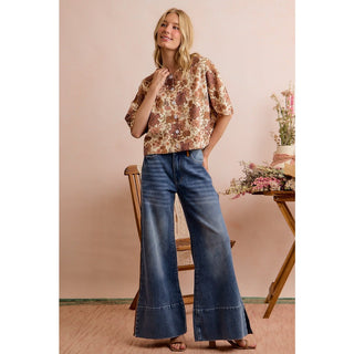 The Retro Revival Wide-Leg Jeans - Boutique Bella BellaJeans