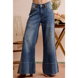 The Retro Revival Wide-Leg Jeans - Boutique Bella BellaJeans
