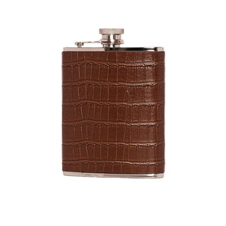 The Sharp Canteen - Brown Croc - Boutique Bella Bellaflask