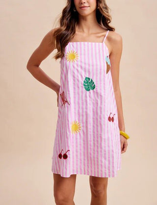 The Summer Muse Mini Dress - Boutique Bella BellaDress