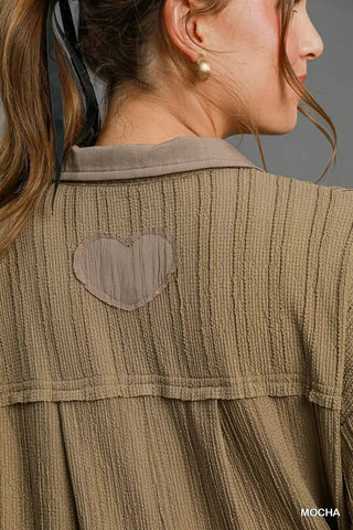 The Textured Ease Jumpsuit - Boutique Bella BellaJumpsuit