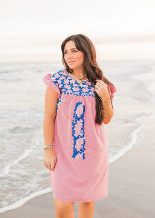 The Wren Dress - Red Gingham - Boutique Bella BellaDress