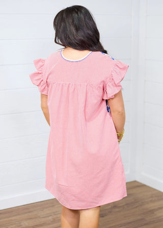 The Wren Dress - Red Gingham - Boutique Bella BellaDress