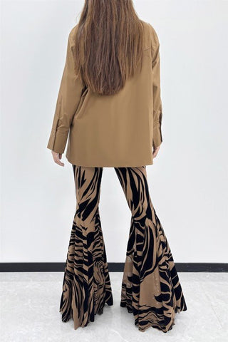 The Zebra Flare Pants - Boutique Bella BellaPants