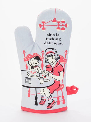 This Is Fucking Delicious Oven Mitt - Boutique Bella BellaOven Mitt