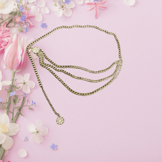 Three layer chain belt, last call - Boutique Bella BellaBelts