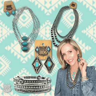 Three piece silver and rhinestone bracelet set - Boutique Bella BellaBracelets