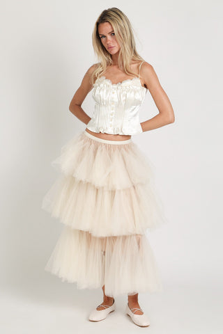 Tiered Tulle Maxi - Boutique Bella BellaSkirt