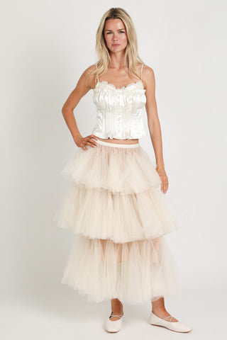 Tiered Tulle Maxi - Boutique Bella BellaSkirt