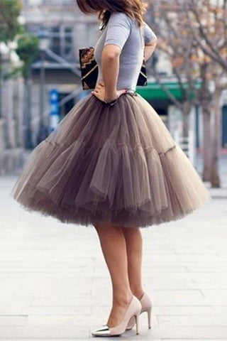 Tiered Tulle Tutu Mini Skirt - Boutique Bella BellaSkirt