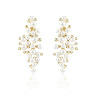 Tiffany Pearl Statement Earring - Boutique Bella BellaEarrings
