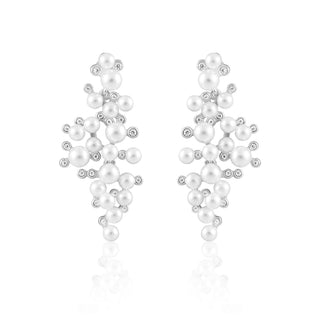 Tiffany Pearl Statement Earring - Boutique Bella BellaEarrings