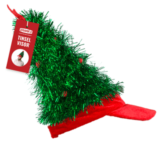 Tinsel Tree Visor Hat - Boutique Bella BellaQuirky Hat