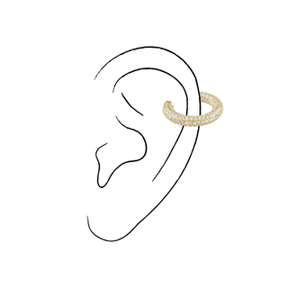 Tinsley CZ Ear Cuff - Boutique Bella BellaEarring