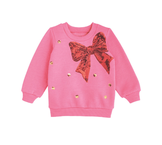 Toddler Red Bow Sweatshirt - Boutique Bella BellaChristmas Apparel