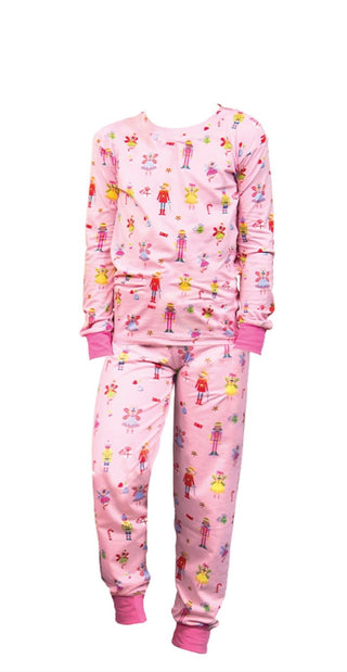 Toddler/Youth Pink Sugar Plum Fairy PJ Set - Boutique Bella Bellapajama set