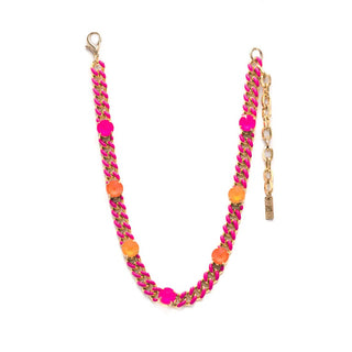 TOVA Galileu NECKLACE - Electric Pink - Boutique Bella BellaJewlery