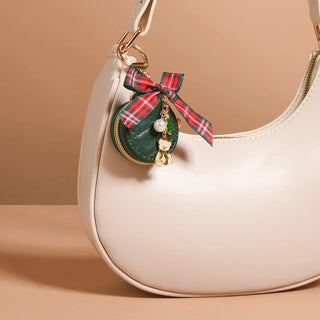 Travel Jewelry Case Bag Charm-Pine & Plaid - Boutique Bella BellaBag Charms