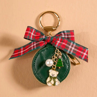 Travel Jewelry Case Bag Charm-Pine & Plaid - Boutique Bella BellaBag Charms