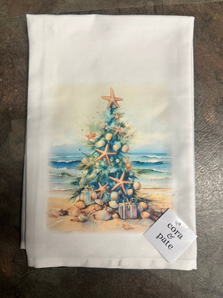 Tree on the Beach Tea Towel - Boutique Bella BellaTea Towel