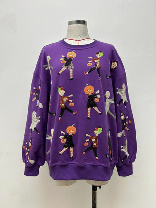 Trick or Treaters Sweatshirt (Preorder) - Boutique Bella BellaSweatshirt