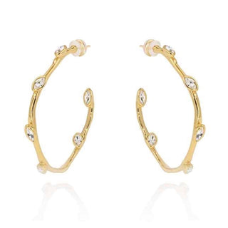 Trishelle CZ Hoop - Boutique Bella BellaEarring