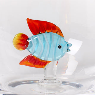 Tropical Fish Stemless Wine Glass - Boutique Bella Bellastemless wine glass