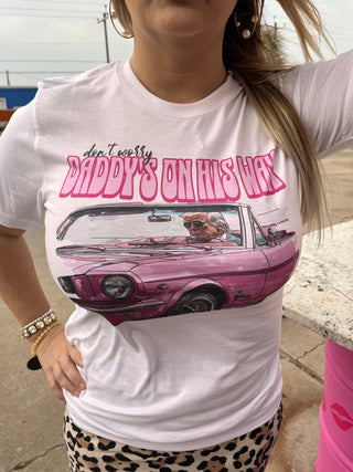 Trump Tee-Daddy's On His Way - Boutique Bella BellaTops