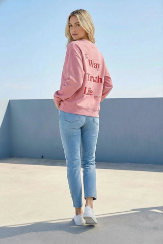 Trust Jesus Graphic - Blossom - Boutique Bella BellaSweatshirt
