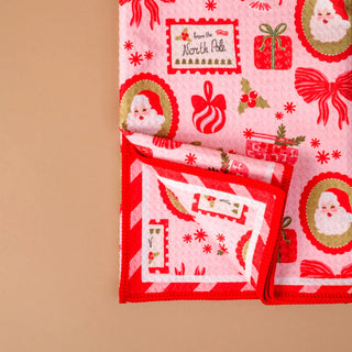 Mistletoe Magic Waffle Tea Towel