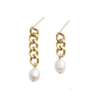 Tucker Pearl Drops - Boutique Bella BellaEarring