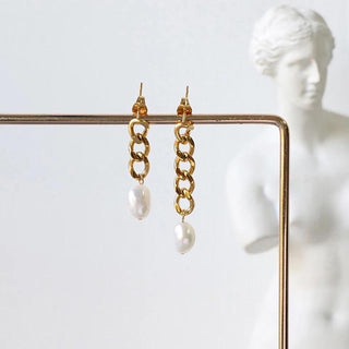Tucker Pearl Drops - Boutique Bella BellaEarring
