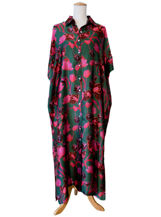 Tulip Trail Button Down Dress - Boutique Bella BellaDress