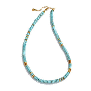 Turquoise Beaded Necklace - Boutique Bella BellaNecklace