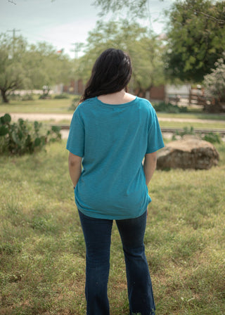 Turquoise Blue T-Shirt - Boutique Bella BellaT-Shirt