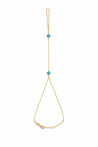 Turquoise Hand Chain - Boutique Bella BellaBody Chain