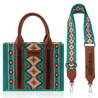 Turquoise Southwest Wrangler Tote Bag - Boutique Bella BellaPurses