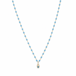 Turquoise Teardrop Necklace - Boutique Bella BellaNecklace