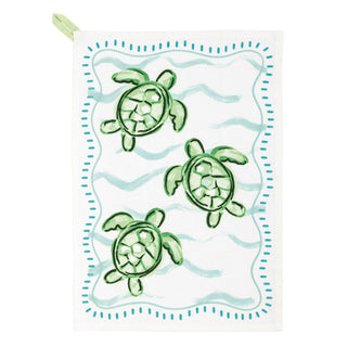 Turtle Sea Printed Towel - Boutique Bella BellaKitchen Towel