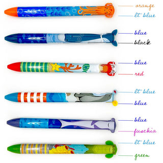 TWICE AS NICE 2 color click pens | sea life - Boutique Bella Bellapens